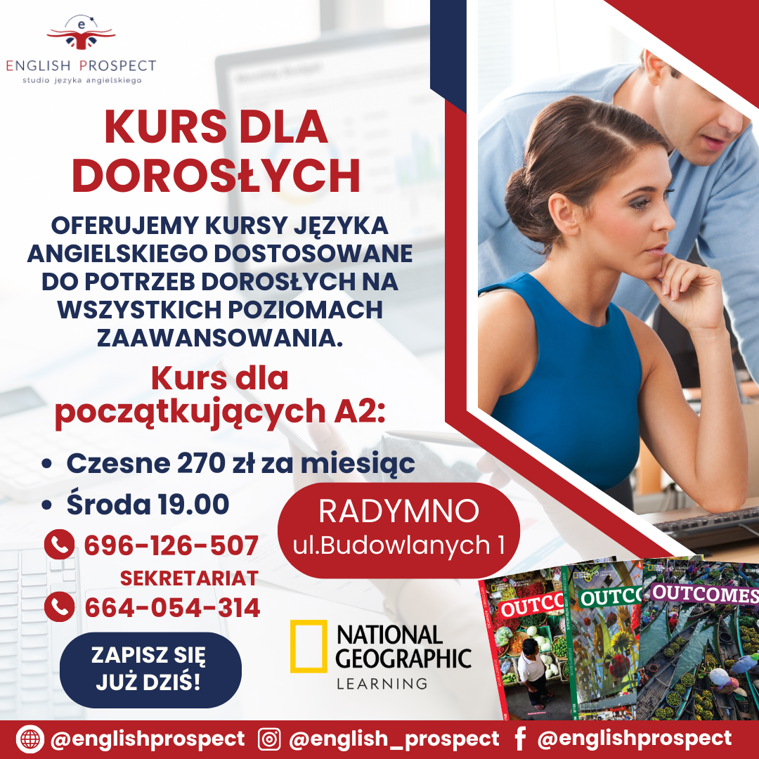 Dorośli uczą się angielskiego z English Prospect!